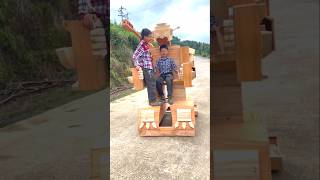 Handmade wooden robot shorts ytshorts [upl. by Ado]