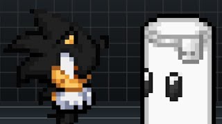 DANILO THE HEDGEHOG VS SANDBAG SPRITE ANIMATION [upl. by Edelman]