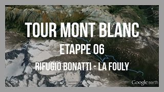 Rifugio Bonatti  La Fouly  Tour Mont Blanc TMB GPX  Etappe 06  GPSTrack [upl. by Nylahs]