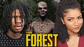 Our First Night in The Forest was ROUGH  The Forest w RicoTheGiant pt1 [upl. by Kalila216]