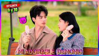 🔥Un adorable DEMONIO😈se enamora de una chica FRIA🥶 Resumen 🔥CAPITULO 9 y 10🤩 [upl. by Aleras12]