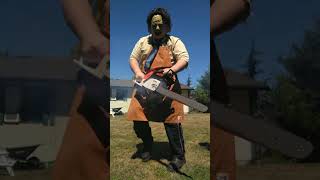 I got myself a trick or treat studios Leatherface mask from spirit Halloween [upl. by Martha]