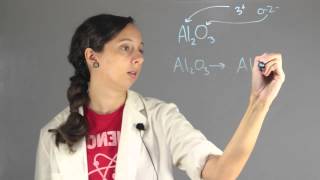 Equation for the Electrolysis of Molten Al2O3  Chemistry Lessons [upl. by Neehs]