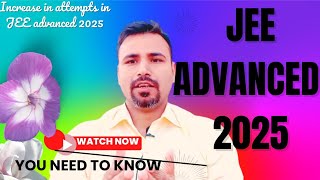 techsonal is live increase in attempts in JEE advanced 2025 may help underserved youth jee2025 [upl. by Nysila407]