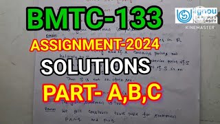 ASSIGNMENTS 2024BMTC133REAL ANALYSISSOLUTION PARTA BC MATH SOLUTIONS for all [upl. by Horbal818]