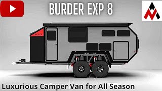 The Bruder EXP8 Camper Van  A Rugged and Luxurious Camping Trailer  All Season Expedition [upl. by Lledniuq482]