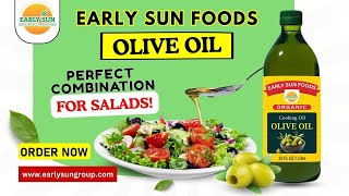 Olive Oil  100 Organic Olive Oil by Early Sun Foods [upl. by Aiuqal]