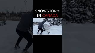 SNOWSTORM IN CANADA snowstorm [upl. by Esor]