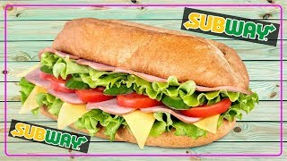 RECETA DE SANDWICH AL ESTILO SUBWAY FACIL [upl. by Eiliak386]