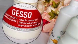 ماهو الجيسو استعمالاته وطريقة صنعه في البيتwhat’s the gesso and how to make it home [upl. by Leaper]