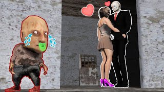 Granny and Slenderman New Secret of Love vs Sad Baby Grandpa in Granny House [upl. by Niwdog]