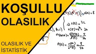 Olasılık ve İstatistik Ders 4  Koşullu Olasılık  Conditional probability [upl. by Adnalue]