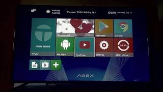 Alphawise A95X R1 Android TV Box Unboxing and Review [upl. by Ivens224]