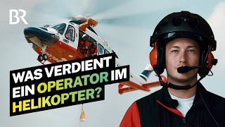 Job im Helikopter Er bringt Techniker zum Offshore Windpark I Lohnt sich das I BR [upl. by Annaitat]