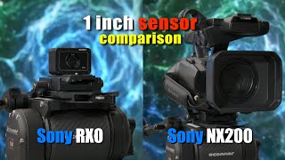 1 inch sensor comparison  Sony RX0 vs NX200  4K HD Camera [upl. by Esenwahs659]