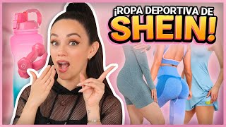 ROPA DEPORTIVA DE SHEIN COMO QUEDA DEL 🍑 SE TRANSPARENTA😱 ME PRUEBO TODO [upl. by Hanforrd]