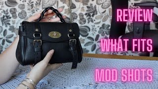 Review  What Fits  Mod Shots Mulberry Alexa Mini Bag [upl. by Hendricks325]