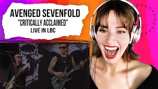 Aveneged Sevenfold  quotCritical Acclaimquot LIVE in the LBC REACTION [upl. by Aleet]