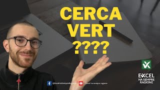 EXCEL  come trovare dati CORRELATI in altri fogli con il CERCAVERT o CERCA VERTICALE [upl. by Dannica]