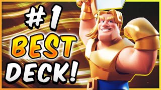 BEST GOLDEN KNIGHT DECK in CLASH ROYALE 🏆 [upl. by Rianon]