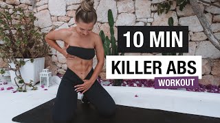 10 MIN KILLER CORE amp AB WORKOUT [upl. by Papotto]