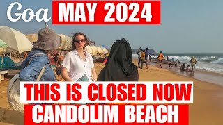 Goa May 2024 Candolim Beach  Goa Vlog [upl. by Yeldud407]