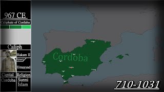 History of the Emirate of Cordoba  Every Year [upl. by Itraa]