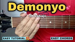 Demonyo Guitar Tutorial  Juan Karlos Labajo EASY CHORDS [upl. by Elletsyrk]