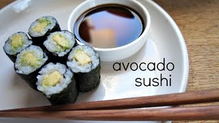 How to Make Avocado Sushi [upl. by Lucchesi703]