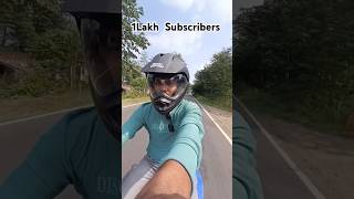 1lac Subscriber shorts ytshorts automobile bikeride biker bikelover support [upl. by Eiznekcm]