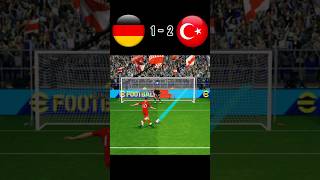 Germany vs Türkiye  Football match  Penalty shoot  fifa world Cup 2026  realistic pes gaming [upl. by Ahsiki447]