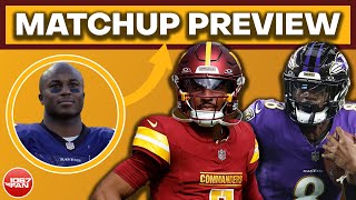 Qadry Ismail Previews commanders vs ravens  BMitch amp Finlay [upl. by Simmons]