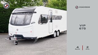 Coachman Caravan Company Ltd VIP 675 2024 Season [upl. by Nairde]