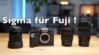 Chance vertan Sigma Objektiv für Fujifilm Kamera erster Eindruck [upl. by Schmeltzer]