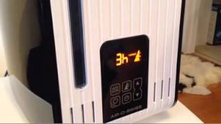 humidifier cleaning AirOSwiss S450 Steam Humidifier [upl. by Pall358]