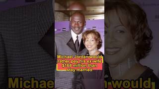 Why would Michael Jordan rather pay his exwife Juanita Vanoy 168 million than stay marriedfyp [upl. by Dorlisa975]