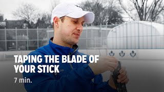 Taping the Blade of Your Stick [upl. by Etteb]