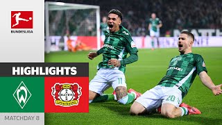 Bremen Twice Come From Behind  Werder Bremen  Bayer Leverkusen  MD 8 – Bundesliga 202425 [upl. by Ayanad]