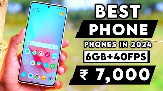 Best 5G Smartphones Under 7000 Budget⚡ 2024  6GB128Gb best 5g Smartphone [upl. by Teece]