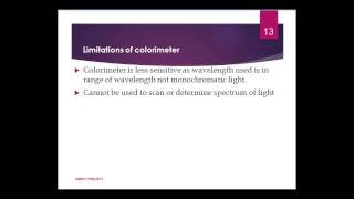 Basic of colorimeter and spectrophotometer [upl. by Irrol]