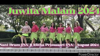 Juwita Malam 2024  Line dance  High beginner  Nani Bram INAamp Mitha Pramasari INA [upl. by Yaffit]