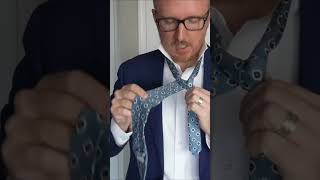 How to Tie a Necktie StepbyStep Tutorial First 5 Steps [upl. by Ursuline381]