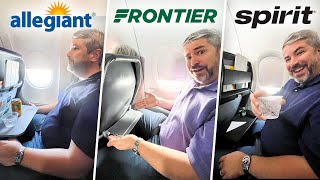 Americas WORST Airlines Allegiant vs Frontier vs Spirit [upl. by Ynnattirb476]