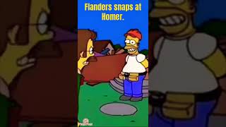 Flanders snaps at Homer [upl. by Ahserkal]