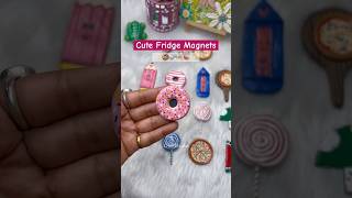 Cute Clay Fridge Magnets  fridge decor  food miniature viral trending shorts miniature clay [upl. by Ruhnke]