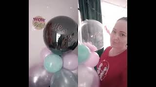 Gender reveal balloon🎈 decor shortsvideo canada shorts [upl. by Salem]