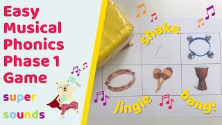 Instrumental sounds Phonics phase 1 game [upl. by Nawoj]