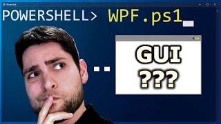 Powershell WPF GUI Script  Part 1 [upl. by Ajad]