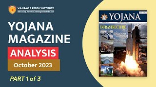 Yojana Magazine October 2023 Part1 Complete Analysis for UPSCState PSC Exams  Vajirao amp Reddy [upl. by Lladnor]