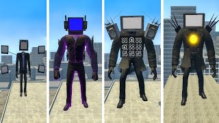 NEW ENERGIZED TV MAN VS ALL SKIBIDI TOILET VS TV MAN IN GARRYS MOD [upl. by Gladwin]